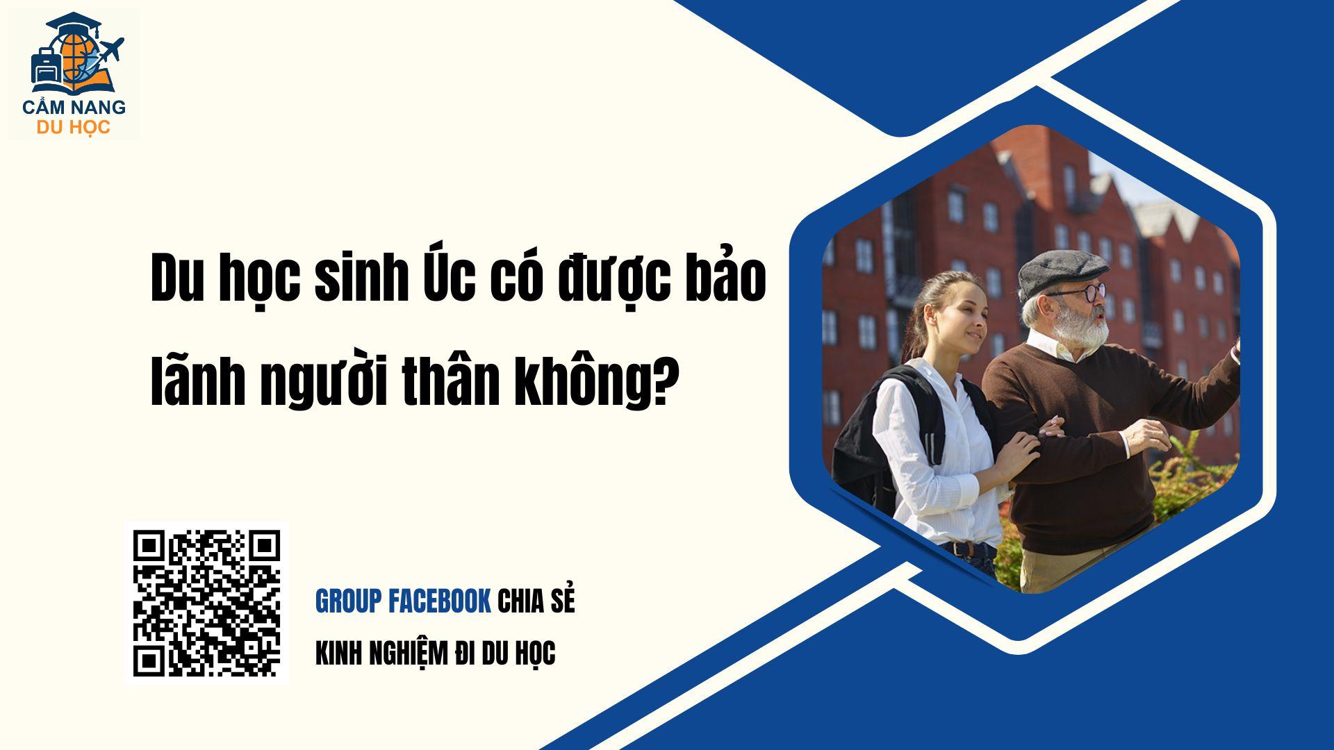 Du học sinh Úc có được bảo lãnh người thân không? Update mới