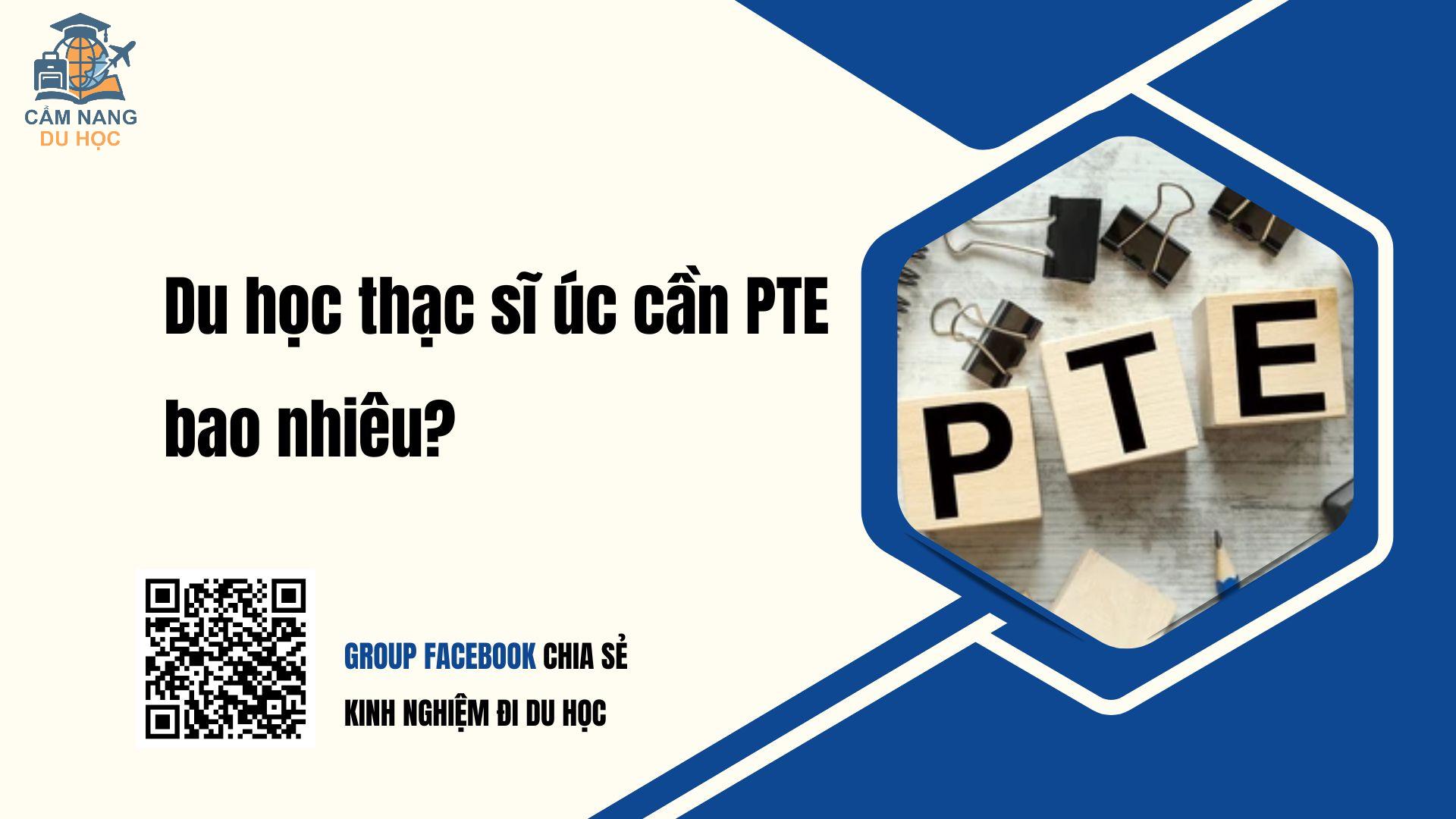 Du học thạc sĩ úc cần PTE bao nhiêu? Update mới nhất