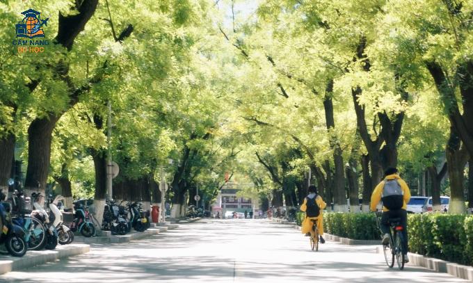 Khuôn viên Đại học Bắc Kinh, Trung Quốc, giữa tháng 9/2025. Ảnh: Peking University Fanpage