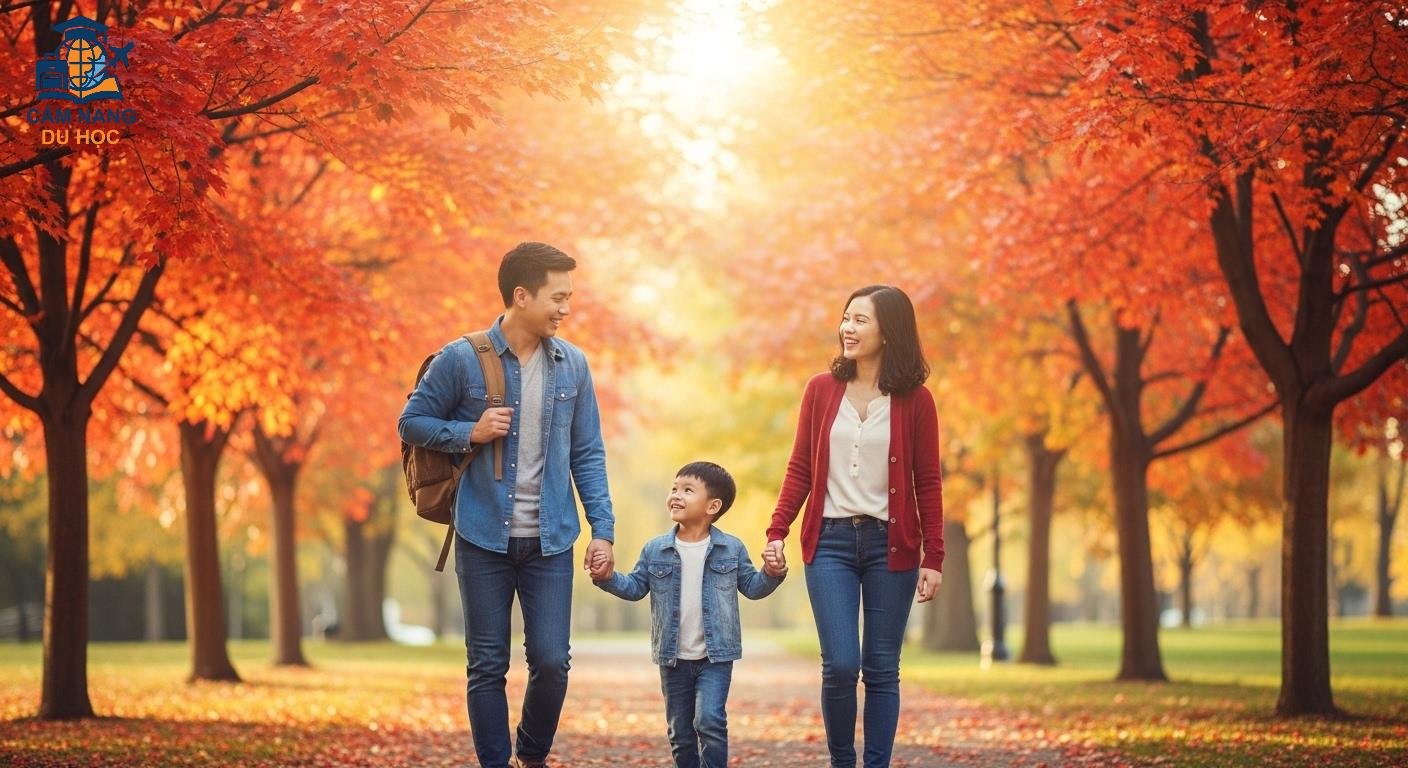 Du học canada có được mang theo gia đình? Chính sách mới