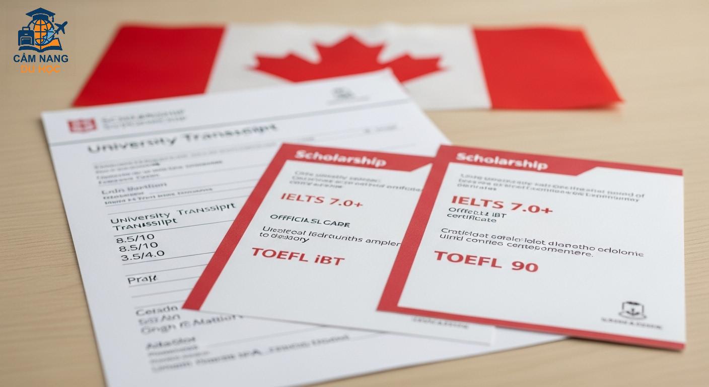 Xin học bổng du học Canada cần những gì? Update mới