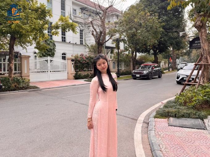 Minh Hà - nữ sinh trúng tuyển Đại học Cornell (Mỹ). Ảnh: Nhân vật cung cấp