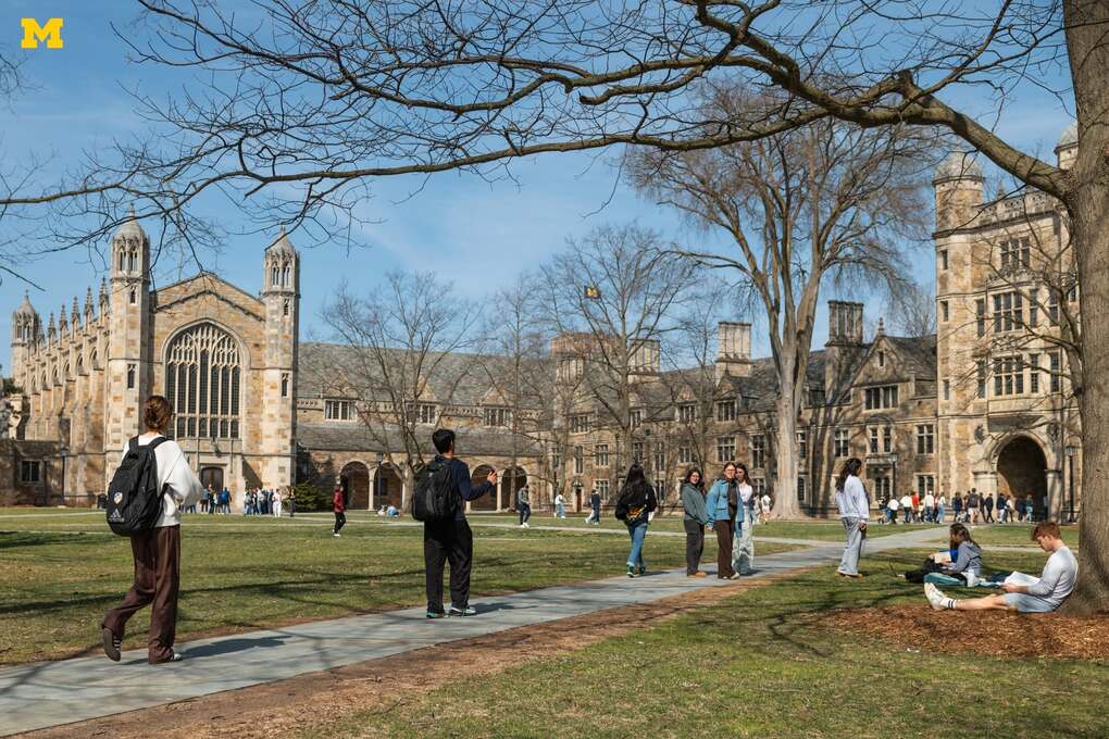 Một góc khuôn viên Đại học Michigan, Mỹ. Ảnh: Website trường