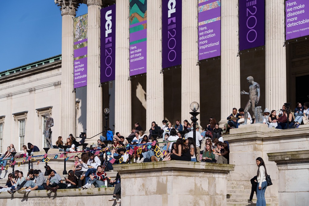 Một góc khuôn viên Đại học UCL, Anh. Ảnh: Fanpage trường